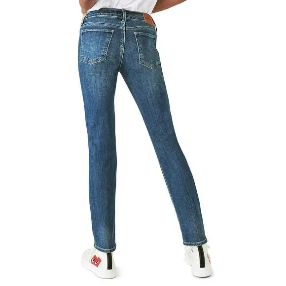 Lucky Brand Women's Mid Rise Sweet Straight Jeans 28W x 32L Tanzanite